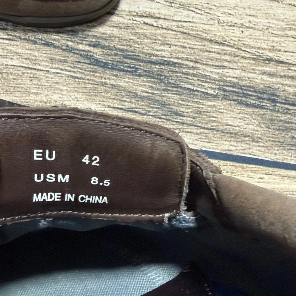 Dubarry Regatta Boat Shoes Men 8.5 Brown Leather Gore-Tex Waterproof Deck Shoes